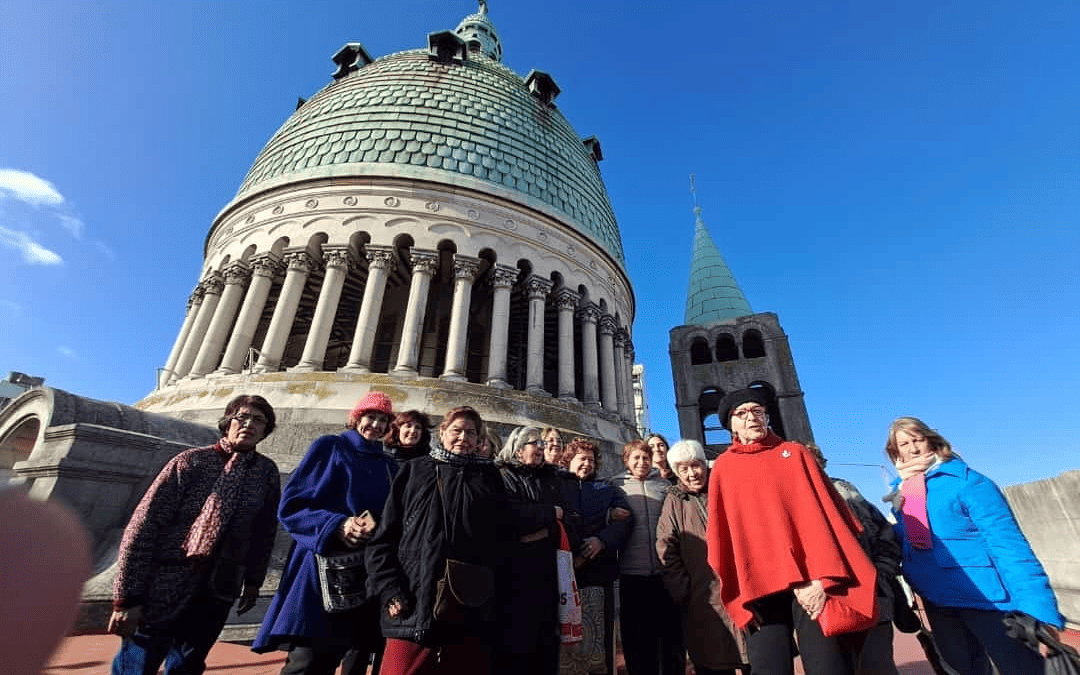 Las mujeres del Hogar Santa Ana fueron a visitar la Basílica Santa Rosa de Lima