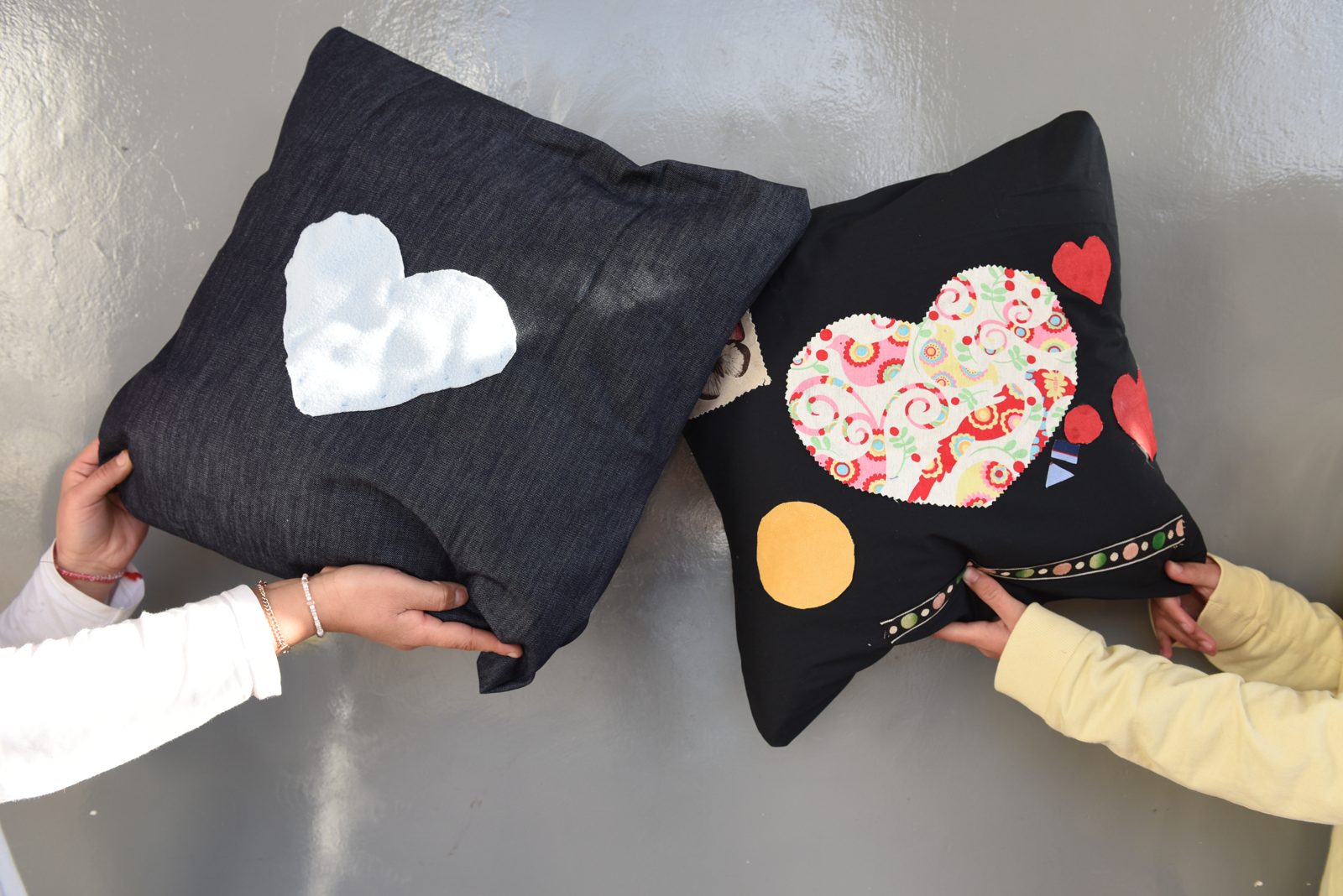 Almohadones hechos a mano